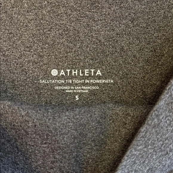 Athleta Salutation Stash 7/8 Tight Grey Legging - Picture 3 of 7